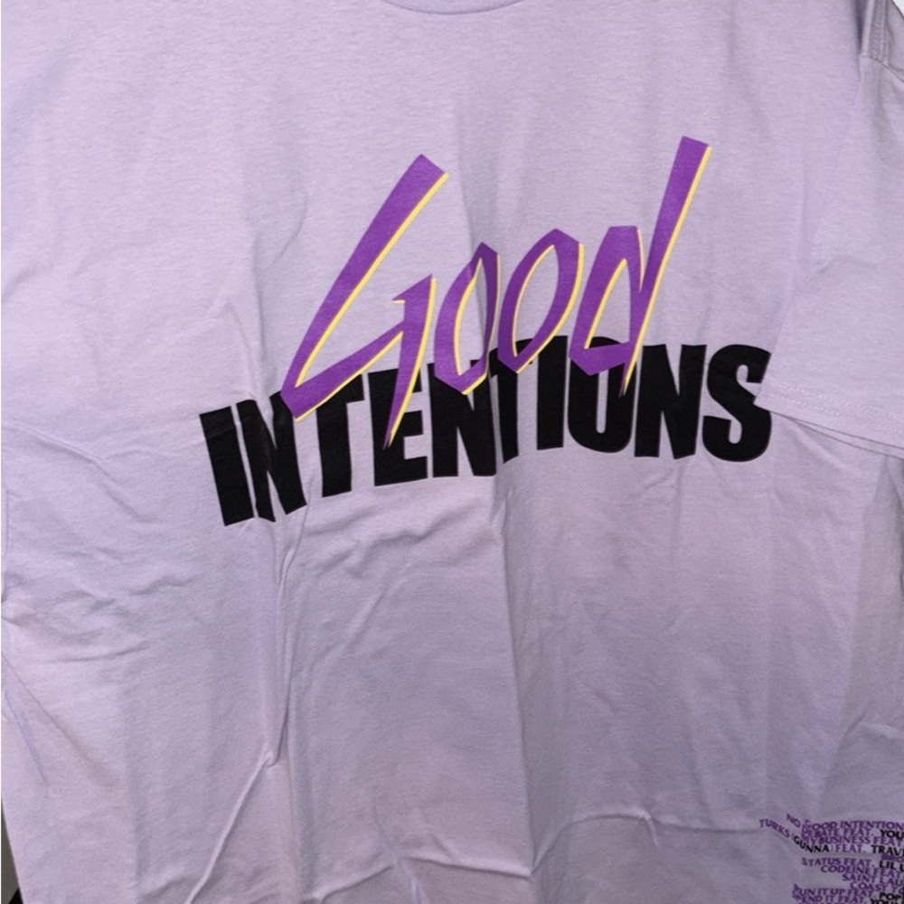 VLONE Purple and Black Short Sleeve Tee